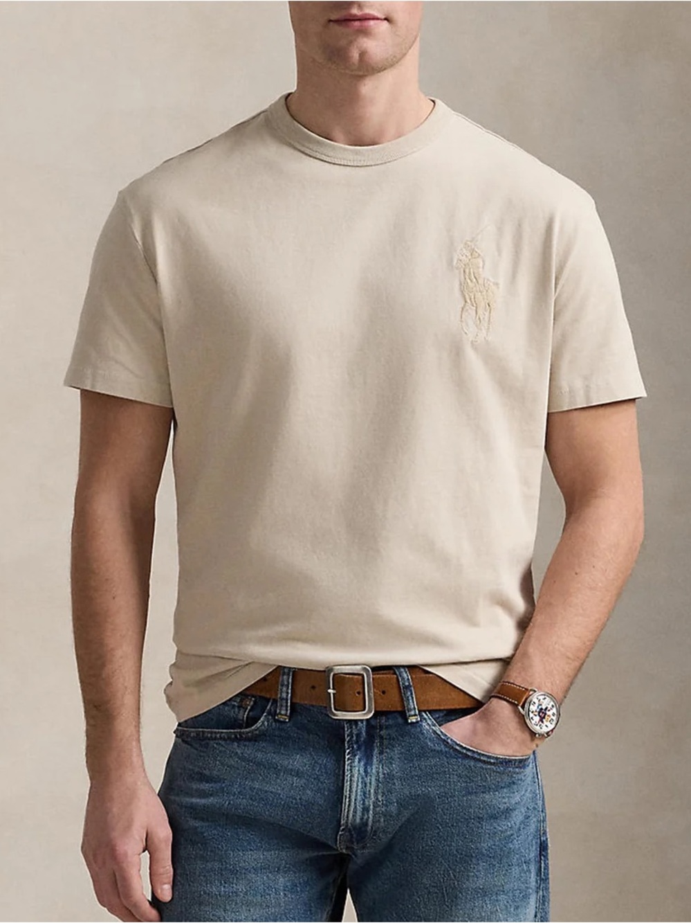 Polo Ralph Lauren Men's Classic Fit Big Pony Jersey T-Shirt